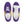 Laden Sie das Bild in den Galerie-Viewer, Classic Intersex Pride Colors Purple Lace-up Shoes - Men Sizes
