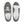 Laden Sie das Bild in den Galerie-Viewer, Original Agender Pride Colors Gray Lace-up Shoes - Men Sizes
