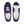 Carregar imagem no visualizador da galeria, Trendy Bisexual Pride Colors Purple Lace-up Shoes - Men Sizes
