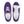Laden Sie das Bild in den Galerie-Viewer, Trendy Genderfluid Pride Colors Purple Lace-up Shoes - Men Sizes
