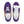 Cargar imagen en el visor de la galería, Intersex Pride Colors Modern Purple Lace-up Shoes - Men Sizes
