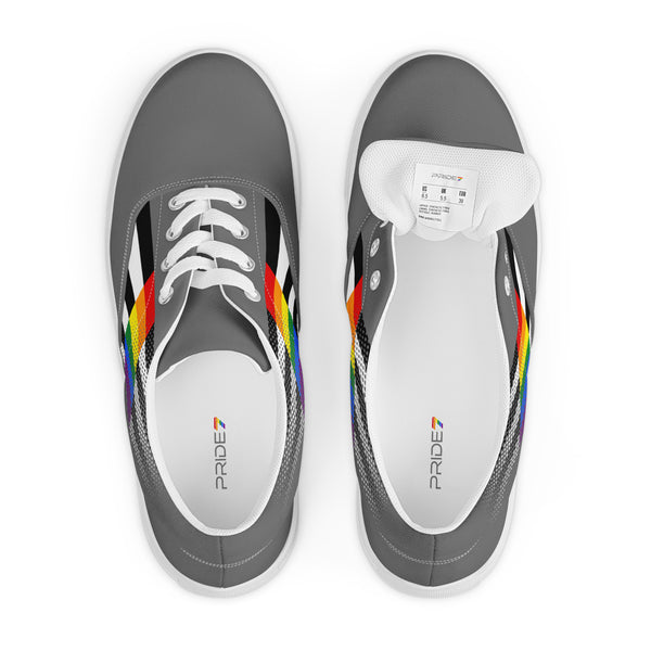 Ally Pride Colors Original Gray Lace-up Shoes - Men Sizes