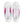 Carregar imagem no visualizador da galeria, Bisexual Pride Colors Original White Lace-up Shoes - Men Sizes
