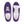 Carregar imagem no visualizador da galeria, Casual Bisexual Pride Colors Purple Lace-up Shoes - Men Sizes
