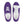 Laden Sie das Bild in den Galerie-Viewer, Casual Genderfluid Pride Colors Purple Lace-up Shoes - Men Sizes
