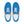 Cargar imagen en el visor de la galería, Classic Pansexual Pride Colors Blue Lace-up Shoes - Men Sizes

