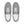 Carica l&#39;immagine nel Visualizzatore galleria, Classic Asexual Pride Colors Gray Lace-up Shoes - Men Sizes

