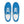 Load image into Gallery viewer, Trendy Non-Binary Pride Colors Blue Lace-up Shoes - Men Sizes
