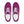 Charger l&#39;image dans la galerie, Trendy Transgender Pride Colors Violet Lace-up Shoes - Men Sizes
