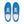 Cargar imagen en el visor de la galería, Omnisexual Pride Colors Modern Blue Lace-up Shoes - Men Sizes
