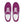 Charger l&#39;image dans la galerie, Transgender Pride Colors Modern Violet Lace-up Shoes - Men Sizes
