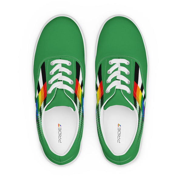 Ally Pride Colors Original Green Lace-up Shoes - Men Sizes