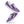 Charger l&#39;image dans la galerie, Asexual Pride Colors Original Purple Lace-up Shoes - Men Sizes
