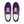 Laden Sie das Bild in den Galerie-Viewer, Bisexual Pride Colors Original Purple Lace-up Shoes - Men Sizes
