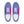 Laden Sie das Bild in den Galerie-Viewer, Bisexual Pride Colors Original Blue Lace-up Shoes - Men Sizes
