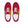 Load image into Gallery viewer, Gay Pride Colors Original Red Lace-up Shoes - Men Sizes
