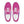 Charger l&#39;image dans la galerie, Genderfluid Pride Colors Original Fuchsia Lace-up Shoes - Men Sizes
