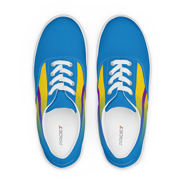 Intersex Pride Colors Original Blue Lace-up Shoes - Men Sizes