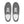 Carregar imagem no visualizador da galeria, Casual Agender Pride Colors Gray Lace-up Shoes - Men Sizes
