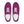 Carregar imagem no visualizador da galeria, Casual Ally Pride Colors Purple Lace-up Shoes - Men Sizes
