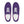 Carica l&#39;immagine nel Visualizzatore galleria, Casual Bisexual Pride Colors Purple Lace-up Shoes - Men Sizes
