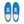 Cargar imagen en el visor de la galería, Casual Gay Pride Colors Blue Lace-up Shoes - Men Sizes
