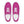 Laden Sie das Bild in den Galerie-Viewer, Casual Genderfluid Pride Colors Fuchsia Lace-up Shoes - Men Sizes
