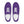 Laden Sie das Bild in den Galerie-Viewer, Casual Genderqueer Pride Colors Purple Lace-up Shoes - Men Sizes
