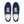 Charger l&#39;image dans la galerie, Casual Transgender Pride Colors Navy Lace-up Shoes - Men Sizes
