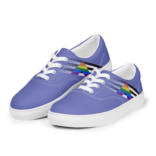 Ally Pride Colors Modern Blue Lace-up Shoes - Men Sizes
