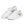 Charger l&#39;image dans la galerie, Genderqueer Pride Colors White Purple Lace-up Shoes - Men Sizes
