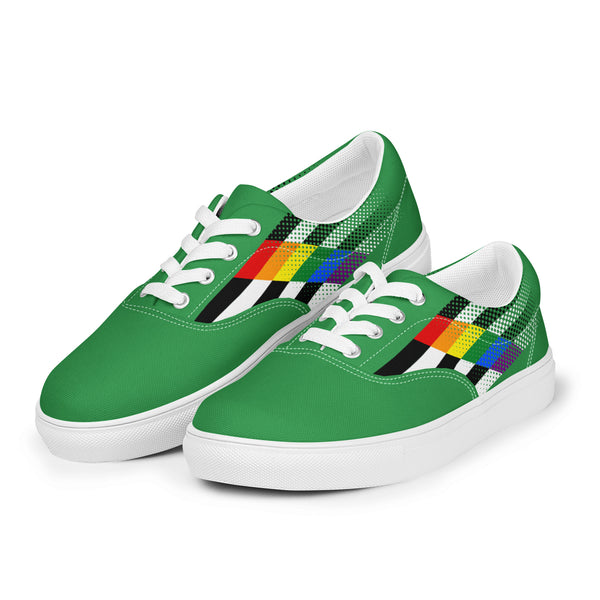 Ally Pride Colors Original Green Lace-up Shoes - Men Sizes