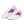 Load image into Gallery viewer, Bisexual Pride Colors Original White Lace-up Shoes - Men Sizes
