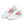 Cargar imagen en el visor de la galería, Pansexual Pride Colors Original White Lace-up Shoes - Men Sizes
