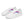 Laden Sie das Bild in den Galerie-Viewer, Trendy Bisexual Pride Colors White Lace-up Shoes - Men Sizes
