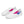 Cargar imagen en el visor de la galería, Bisexual Pride Colors Original White Lace-up Shoes - Men Sizes
