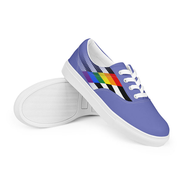 Ally Pride Colors Original Blue Lace-up Shoes - Men Sizes