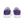Laden Sie das Bild in den Galerie-Viewer, Bisexual Pride Colors Original Purple Slip-On Shoes
