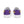 Carica l&#39;immagine nel Visualizzatore galleria, Intersex Pride Colors Original Purple Slip-On Shoes
