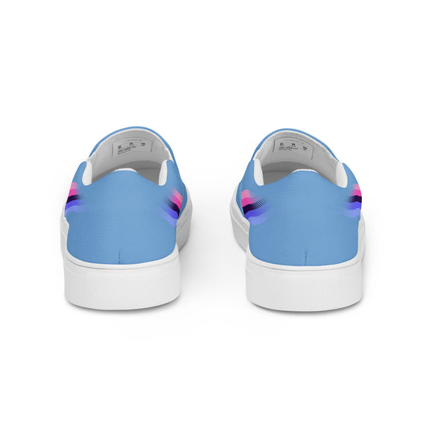 Omnisexual Pride Colors Original Blue Slip-On Shoes