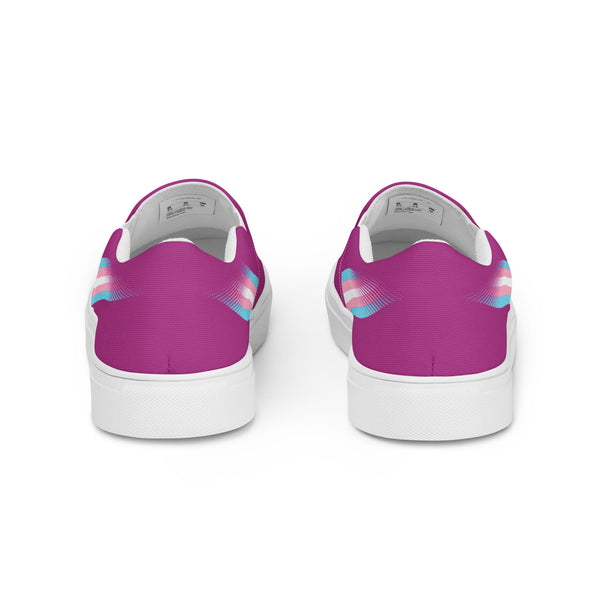 Transgender Pride Colors Original Violet Slip-On Shoes