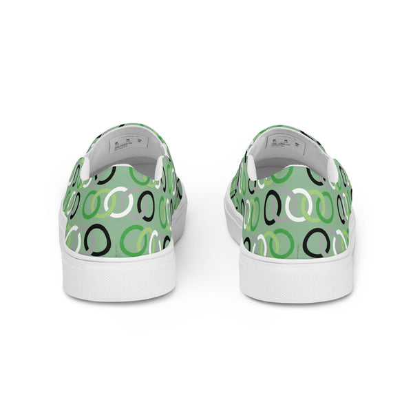 Aromantic Classic Green Slip-On Shoes