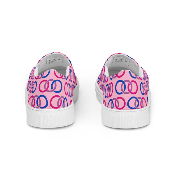 Bisexual Classic Pink Slip-On Shoes