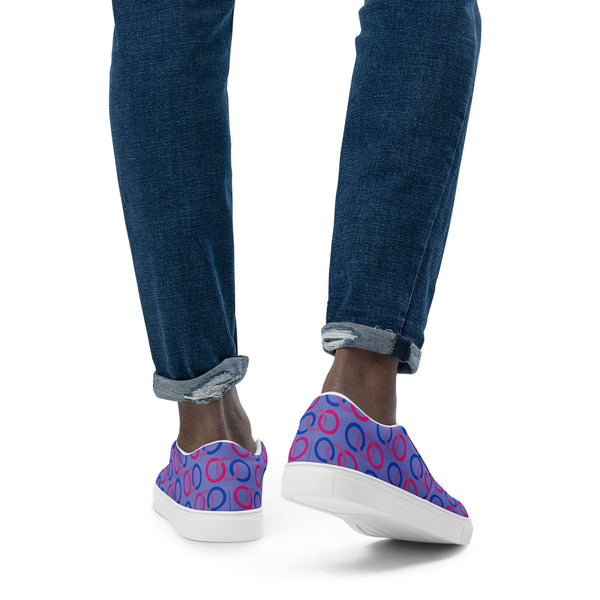 Bisexual Classic Blue Slip-On Shoes