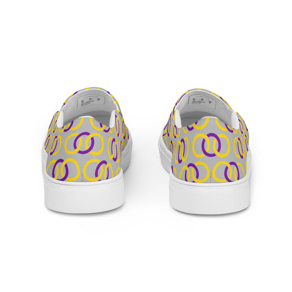 Intersex Pride Classic Gray Slip-On Shoes