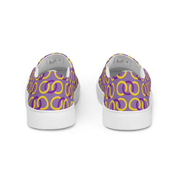 Intersex Pride Classic Purple Slip-On Shoes