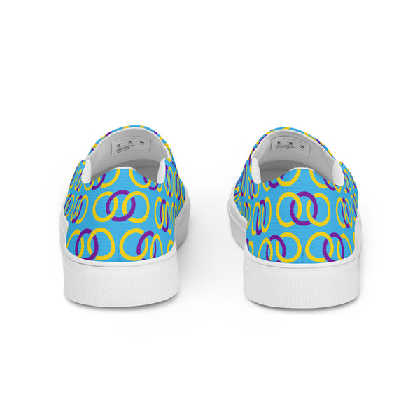 Intersex Pride Classic Blue Slip-On Shoes