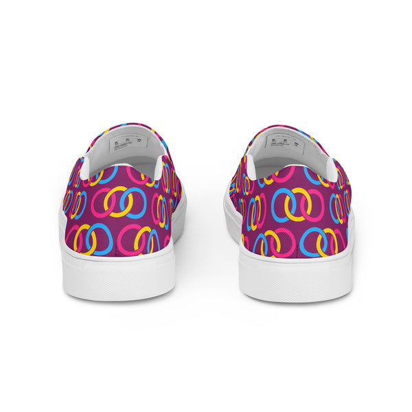 Pansexual Pride Classic Violet Slip-On Shoes