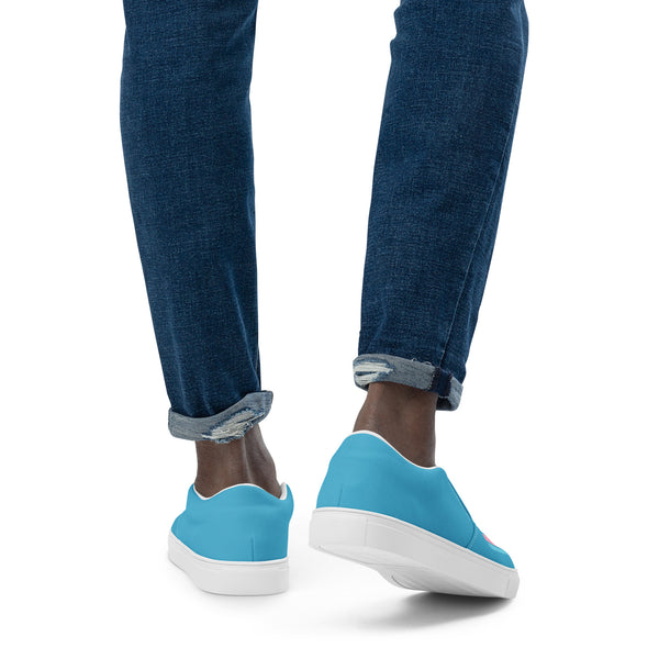 Transgender Pride Modern Blue Slip-On Shoes