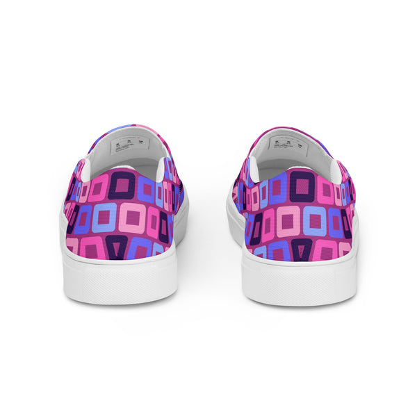 Omnisexual Pride Casual Violet Slip-On Shoes